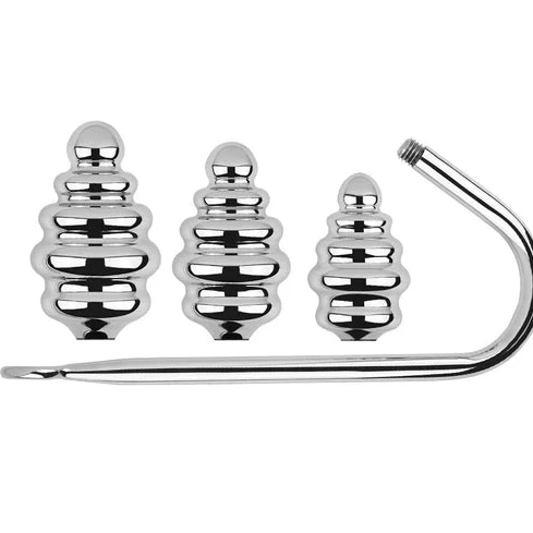GreatBenefit Screw-in Set Anal Ribbed 8826 Hook 0601
